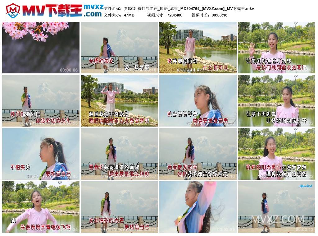 贾晓臻-彩虹的光芒_国语_流行_MD304764